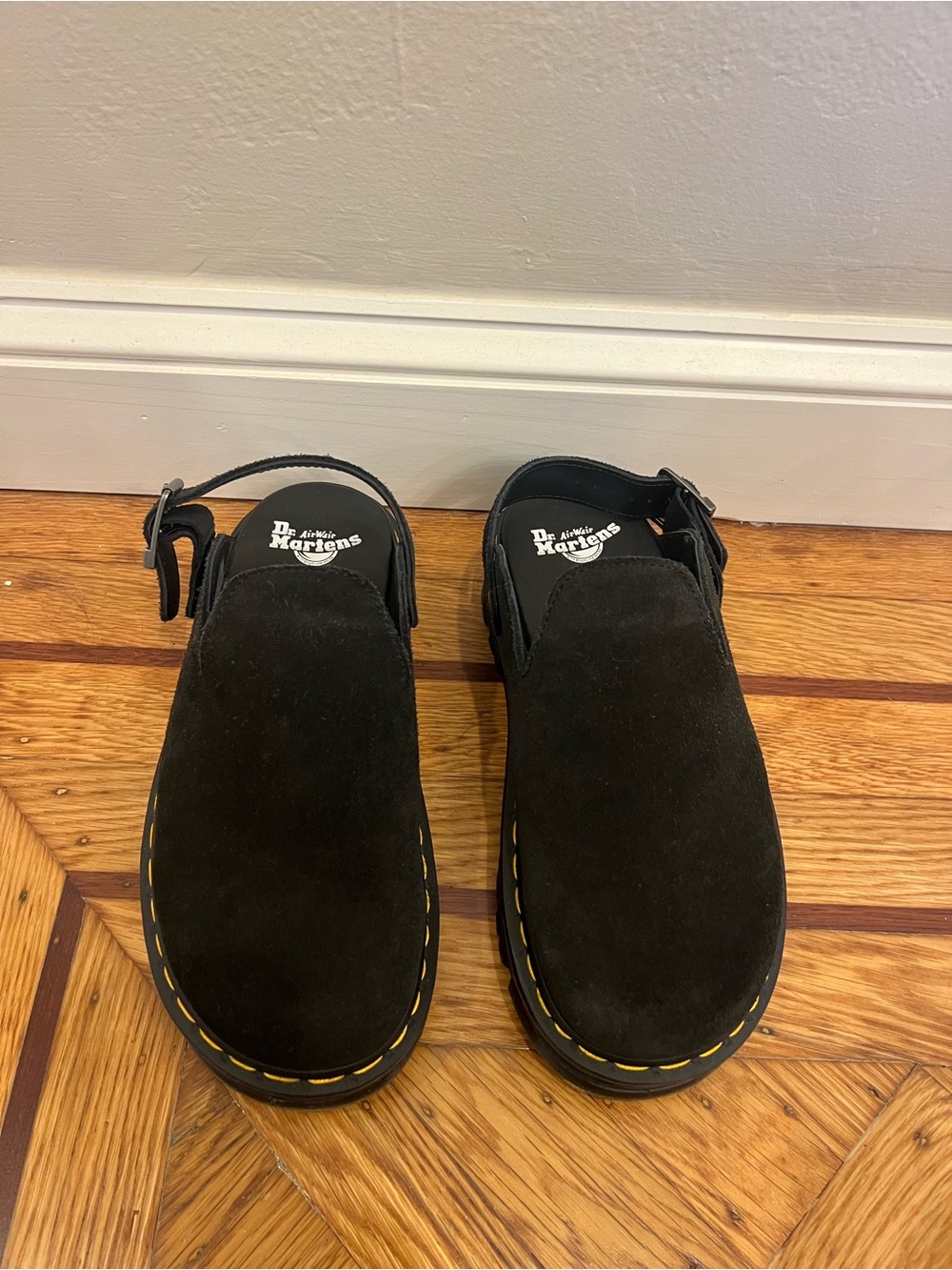 NWOT Doc Martens Zeb Zag Suede Slip-On Mule - Women’s 9